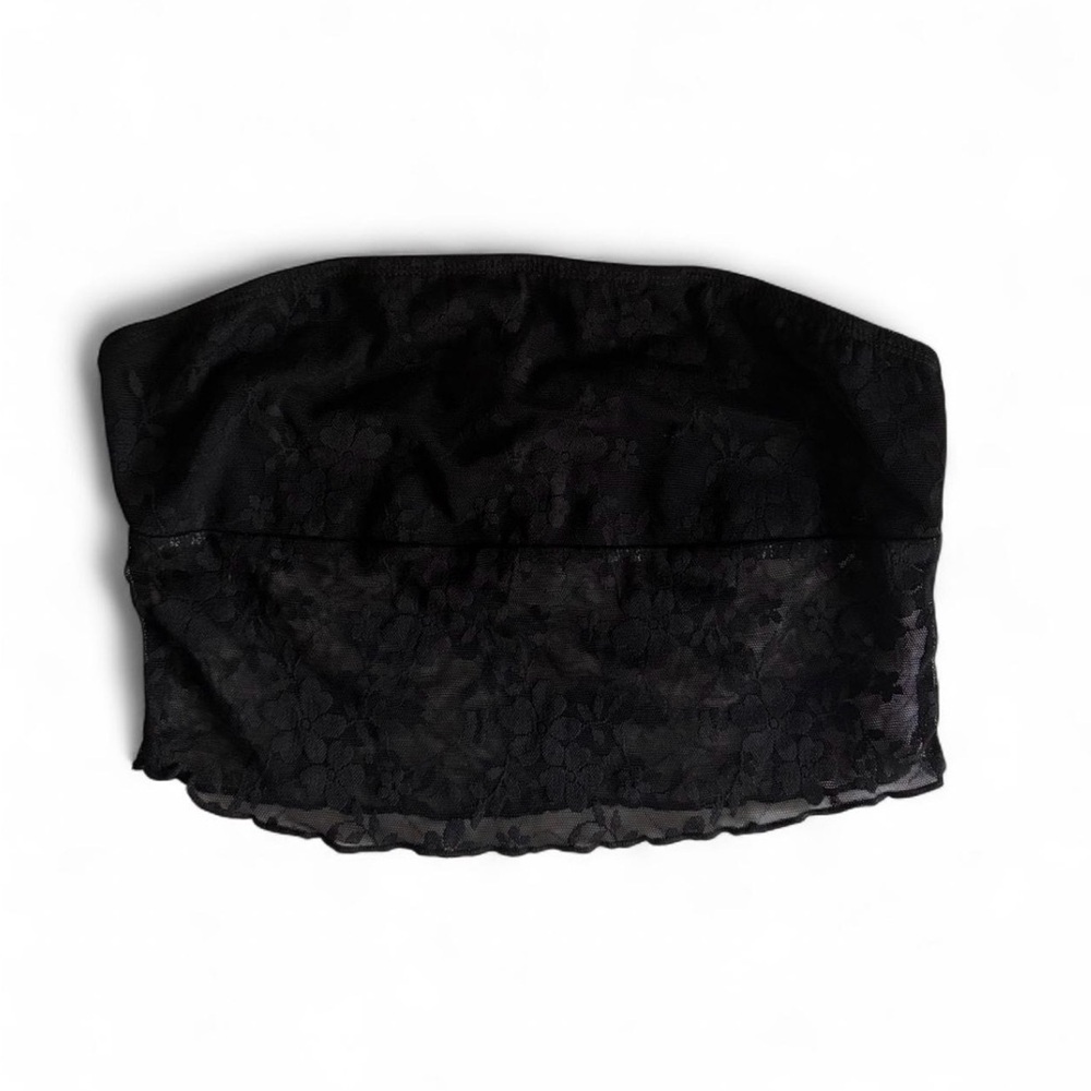 Black Lace Tube Top